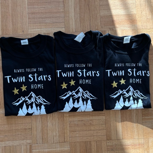 Kappa Alpha Theta Sorority Follow The Twin Stars Home T-Shirt - Picture 8 of 8